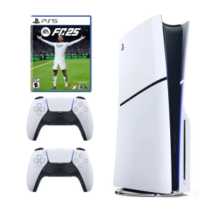 پلی استیشن 5 اسلیم دیسک خور اروپا سفید 1 ترابایت به همراه دسته اضافی و بازی EA Sports FC 25 9
