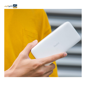پاوربانک مدل Redmi PB200LZM ظرفیت 20000 میلی آمپر ساعت به همراه کابل تایپ سی طرح شیائومی