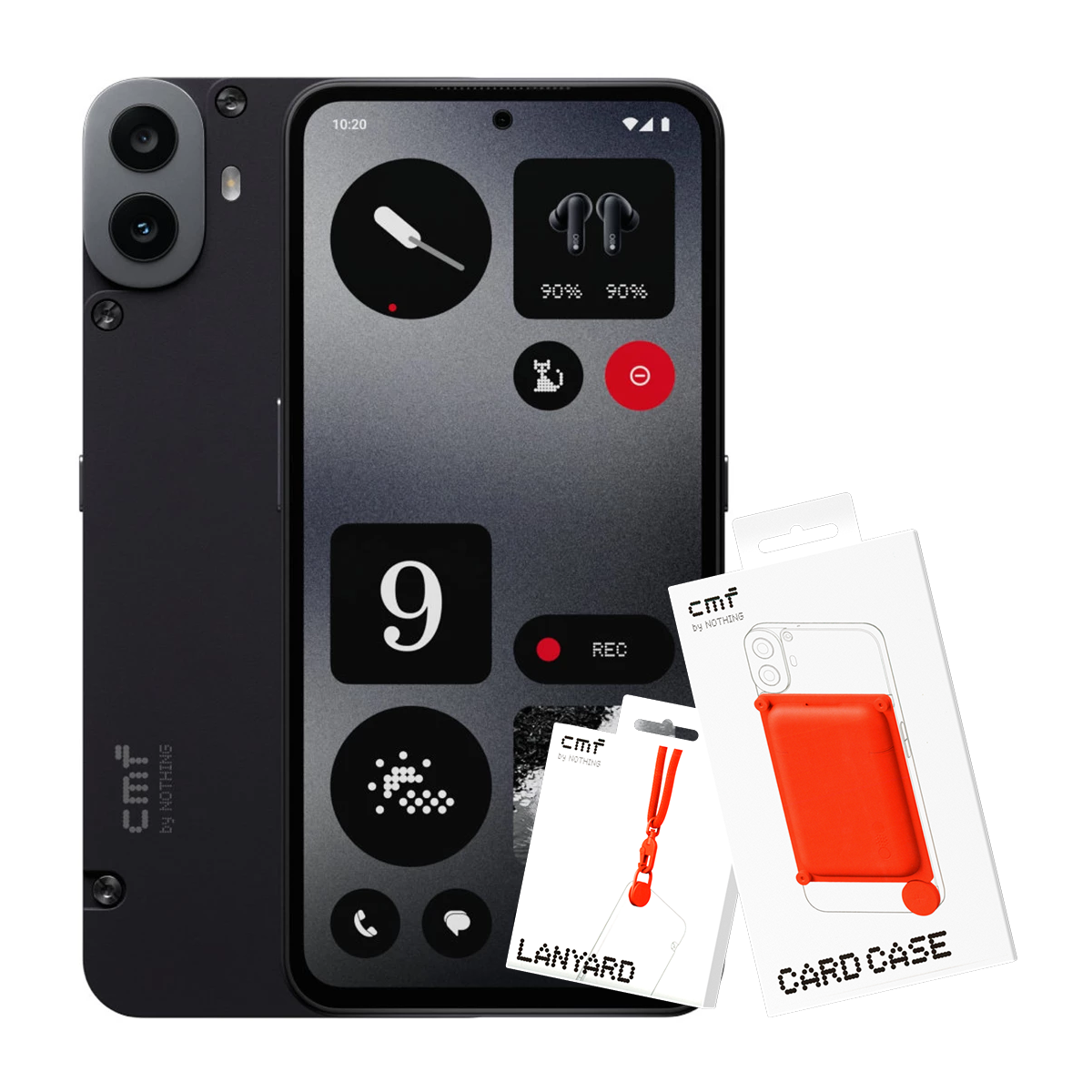 گوشی موبايل ناتینگ مدل CMF Phone 1 ظرفیت 128 گیگابایت رم 8 گیگابایت به همراه هدیه کیف کارت CMF و بند آویز CMF 1